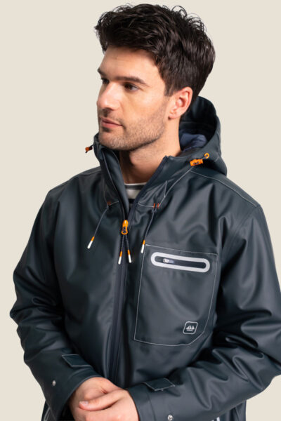 Ciré homme zippé capuche