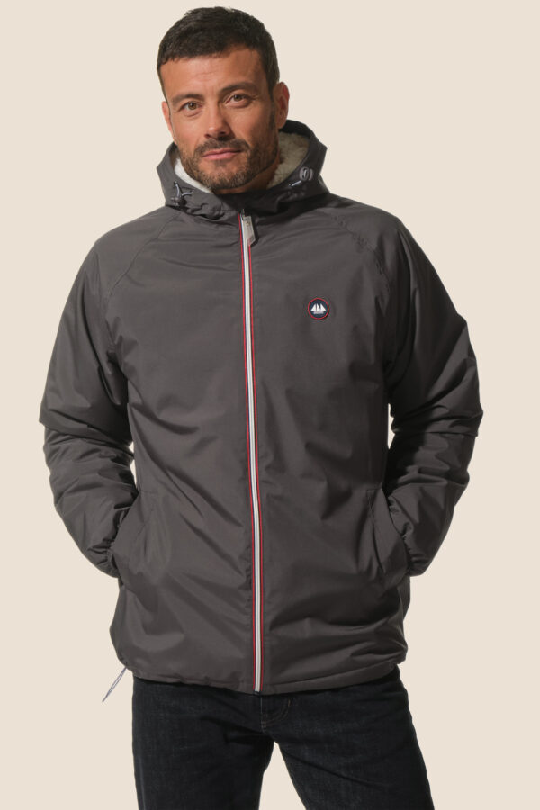 Coupe-vent homme court Antoine – Carbone