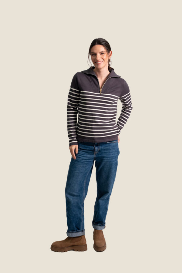 Pull femme col camionneur Nyssa