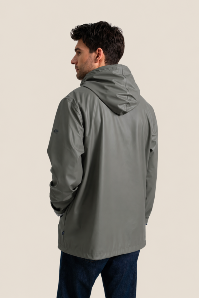 Ciré mixte zippé capuche doublure polaire Stratus