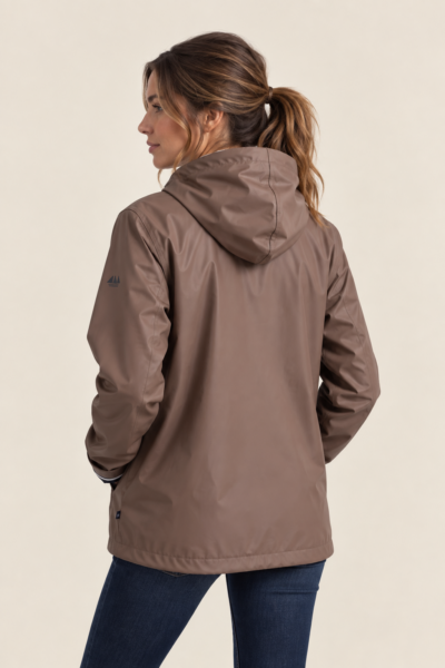 Ciré mixte zippé capuche doublure polaire Stratus