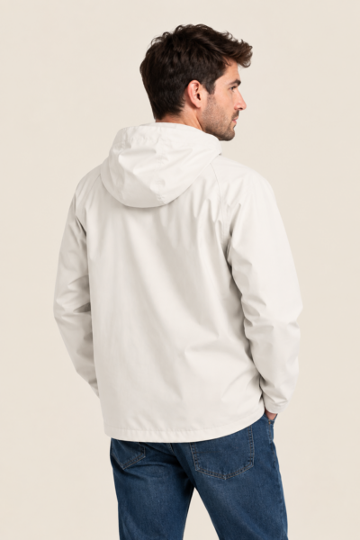 Ciré mixte zippé capuche doublure polaire Stratus
