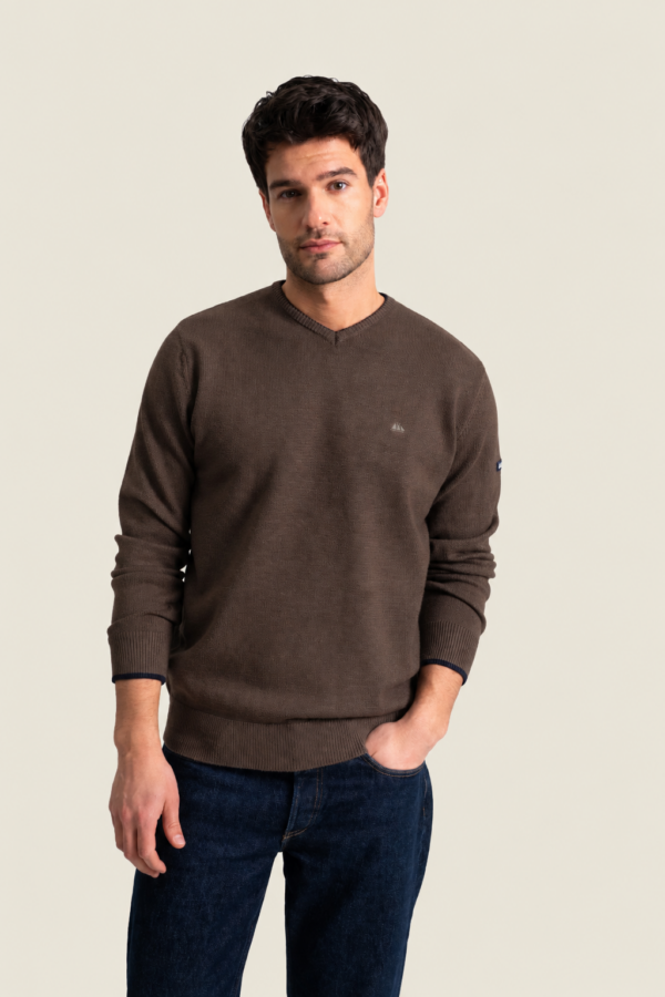 Pull homme Christian – Mocha