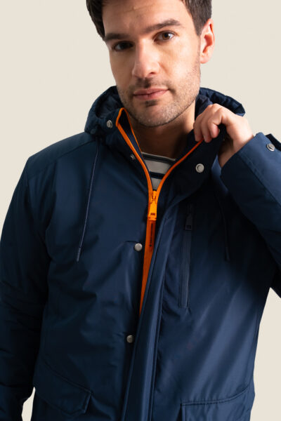 Parka homme mi-longue à capuche Enzo